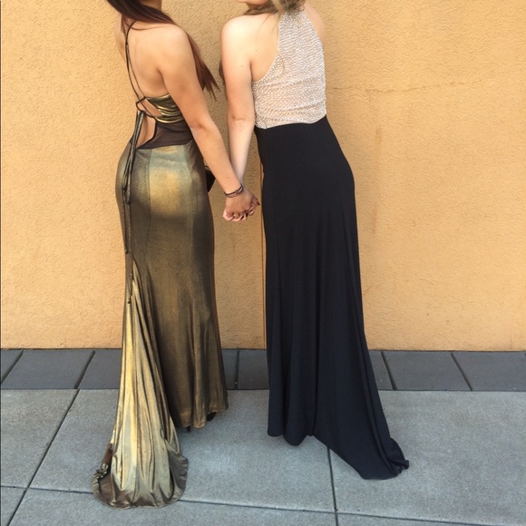 Black prom dress!! (Shown on right) - Picture 3 of 3